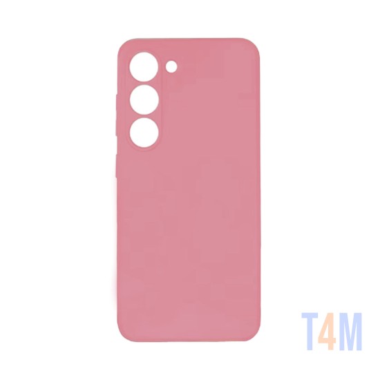 Silicone Case with Camera Shield for Samsung Galaxy S23 Pink